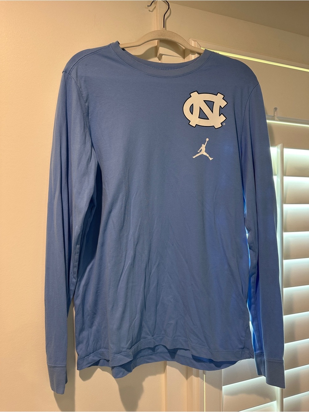 Nike Light Blue Dri-FIT Tee with White Logo